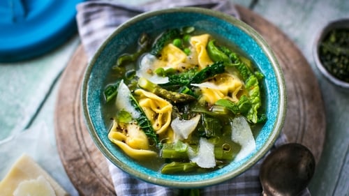 Donal Skehan's Tortellini Spring Drop Soup