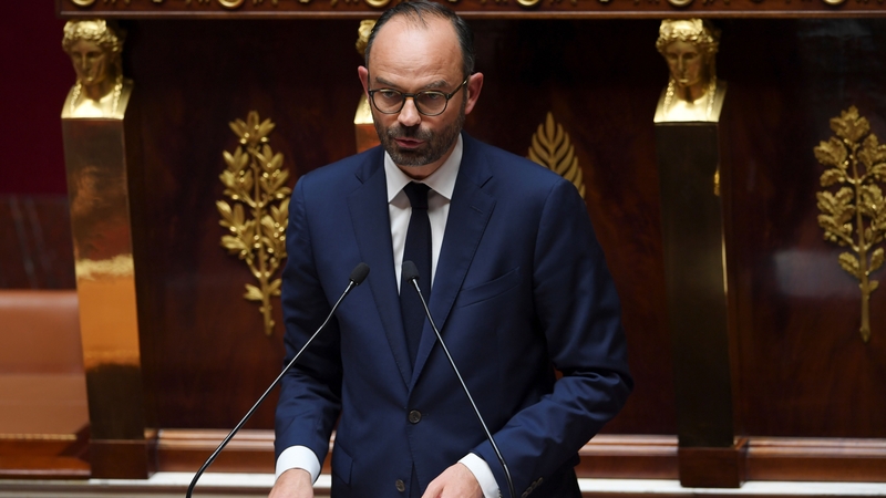 France's Prime Minister Edouard Philippe says the country's public debt was 'intolerable'