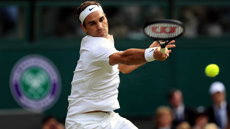 Roger Federer registered 10 aces in just six service games