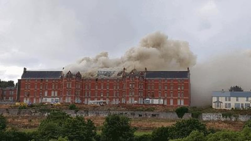 Firefighters expect to be at the scene for a number of hours to bring the fire under control (Pic: Courtesy Rory Cobbe)