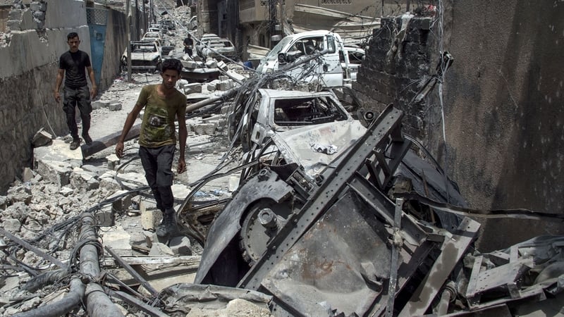 The UN says civilians caught in the middle of the battle are in 'extreme danger'