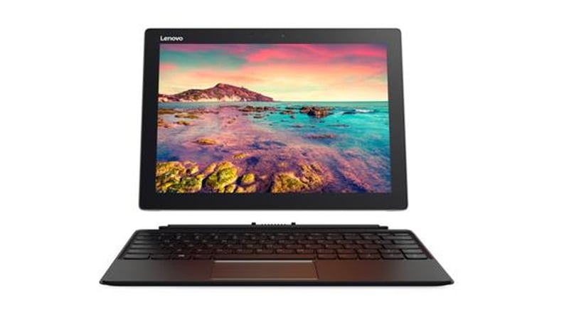 The Miix &20 has a 12" QHD+ touchscreen keyboard