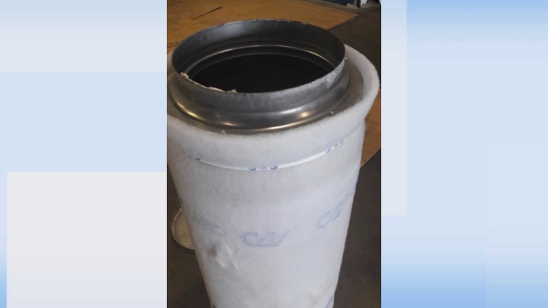 The drugs were concealed in large cylindrical air filters