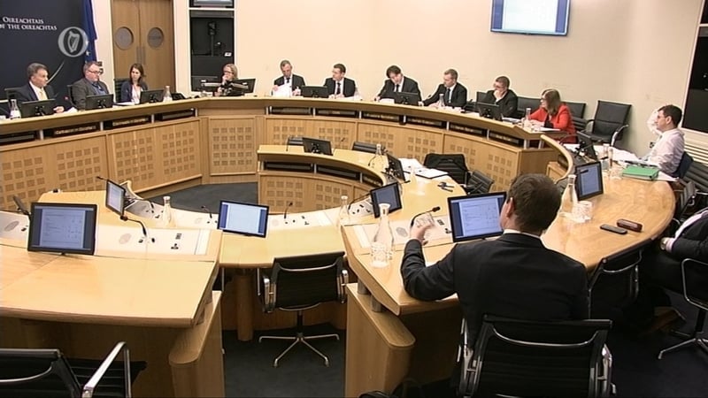 Officials at the Department of Finance appeared before the Oireachtas Public Accounts Committee