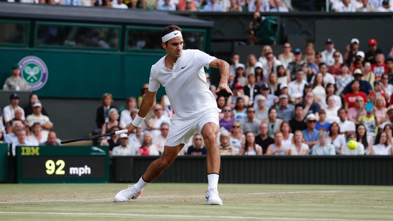 Roger Federer is chasing a ninth Wimbledon title