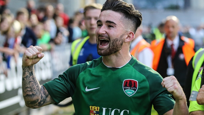 Sean Maguire celebrates Cork's progression