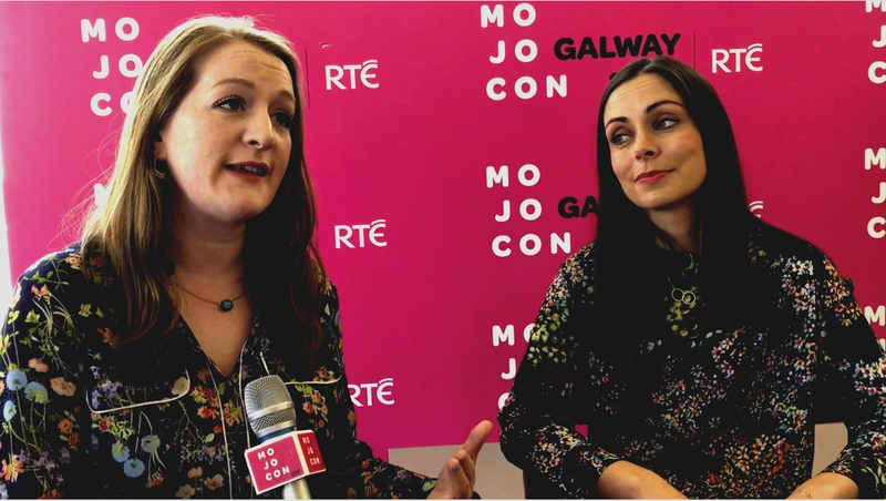 Film makers Eleanor Mannion and Jean Devlin at MoJoCon 2017
