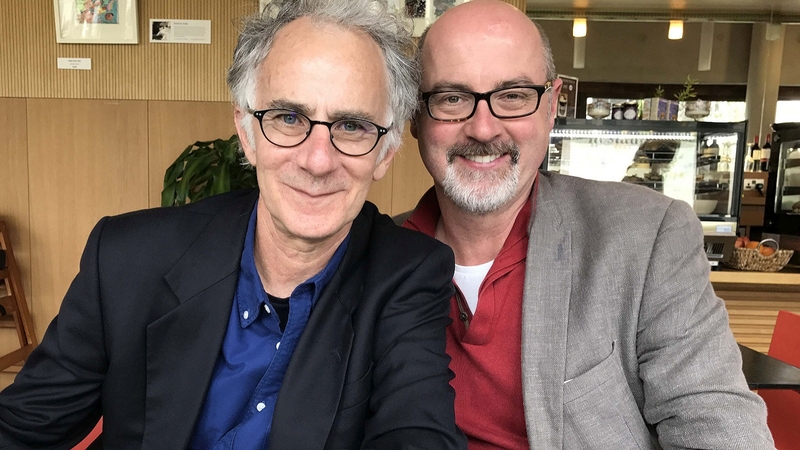 Laureates Leigh Hobbs and PJ Lynch at the LexIcon, Dun Laoghaire