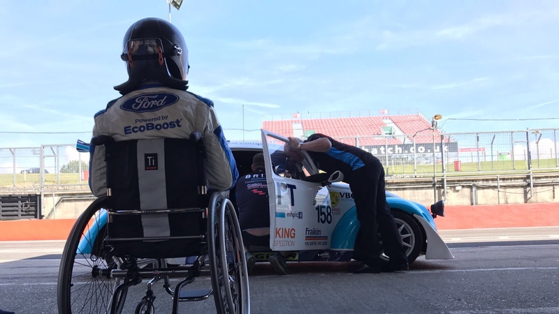 Teenager Billy Monger returns to the track after a double lower leg amputation. Photo Credit: Billy Monger's Twitter.