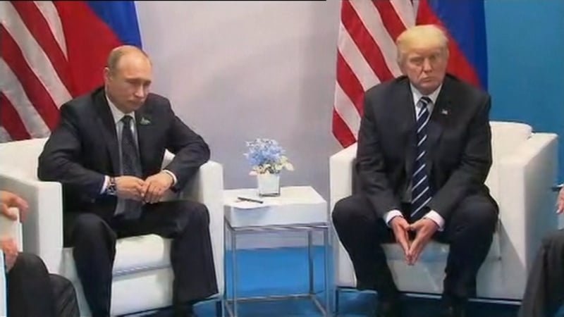 The two men discussed several crisis zones including the Korean peninsula