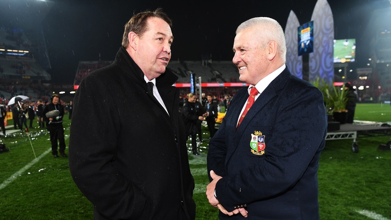 Warren Gatland and Steve Hansen after the game
