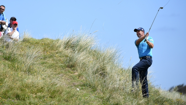 Harrington saw plenty of the Portstewart links on his front nine