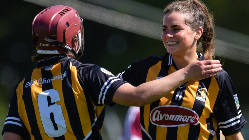 Ann Dalton of Kilkenny and Katie Power of Kilkenny celebrate