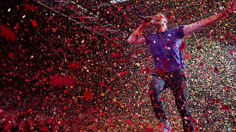 Colour field: Chris Martin and Coldplay perform at Croke Park in 2017