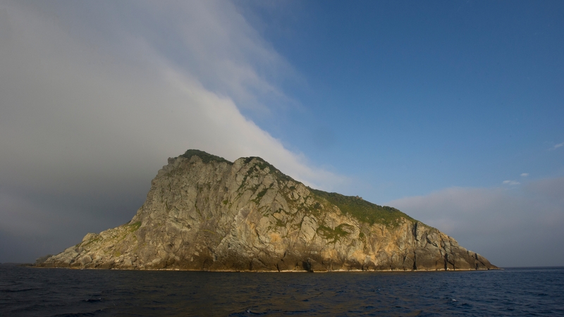 200 men were permitted to land on the island in the Sea of Japan this year