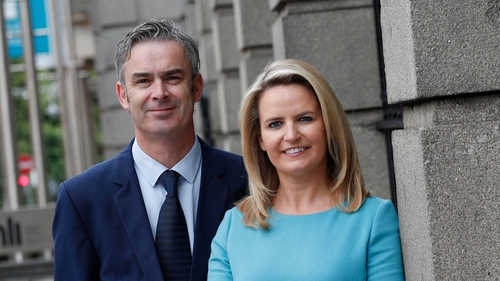 David Fitzsimons and Lorraine Higgins from Retail Excellence