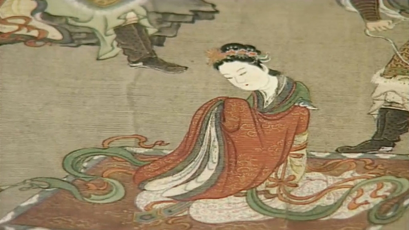 A Japanese manuscript at Dublin's Chester Beatty Library. The Ogura Hyakunin Isshu, 100 Poems by 100 poets revel in long distance love and, very probably infatuation too, along with other matters.