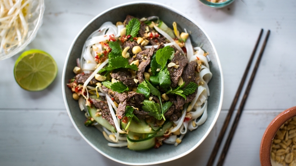 Learn how to make Donal Skehan's Vietnamese Beef Noodle Salad in just 25 minutes.