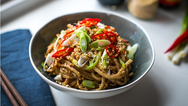 Donal's Spicy Peanut Butter Noodles in 15 mins