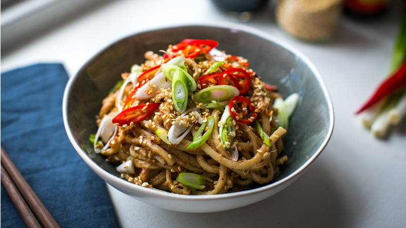 Donal's Spicy Peanut Butter Noodles in 15 mins