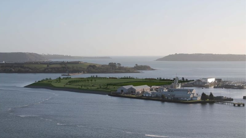 The fire broke out at the naval base, which is based in Haulbowline Co Cork
