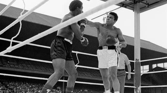 Al 'Blue' Lewis and Muhammad Ali.