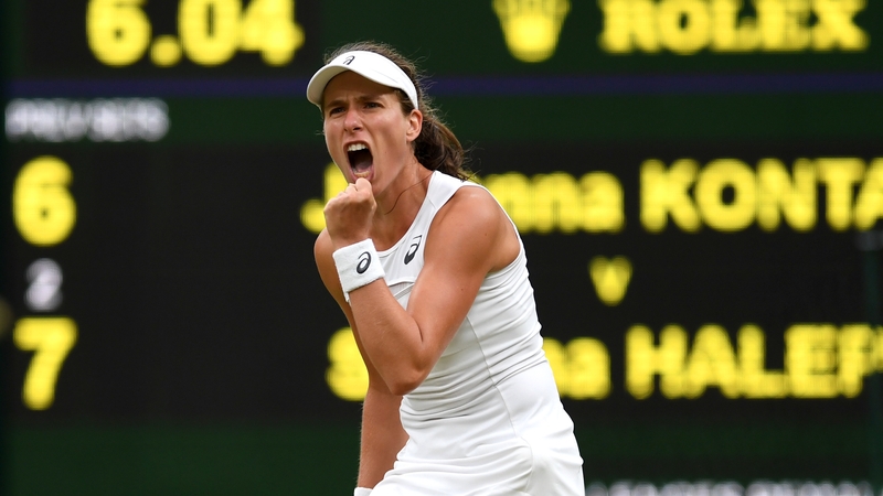 Johanna Konta has reached the last four at Wimbledon - the first British woman to do so since 1978