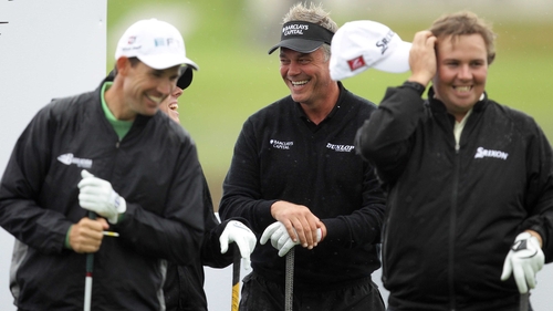 (L-R): Padraig Harrington, Rory McIlroy, Darren Clarke and Shane Lowry