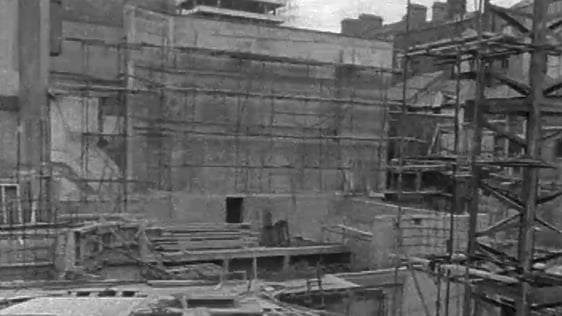 Abbey Theatre under construction (1962)
