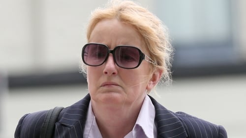 Eve Doherty (pictured) is charged with harassing Elizabeth Howlin between September 2011 and March 2013