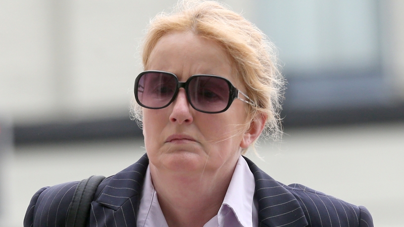 Eve Doherty (pictured) is charged with harassing Elizabeth Howlin between September 2011 and March 2013