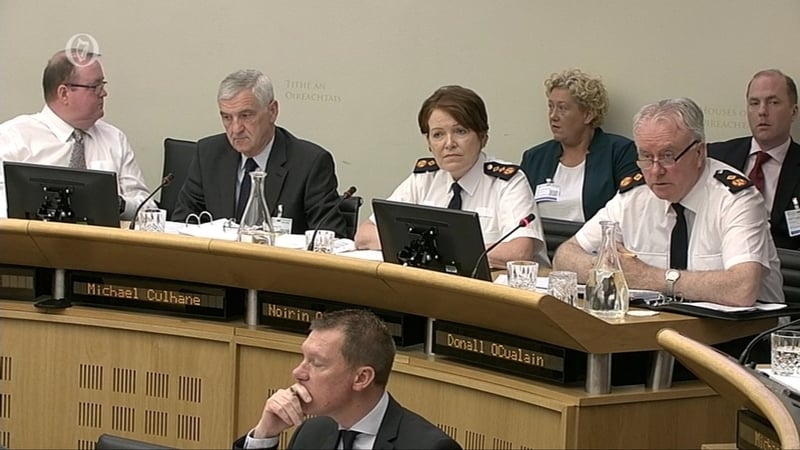 Nóirín O'Sullivan and members of An Garda Síochána appearing before the PAC