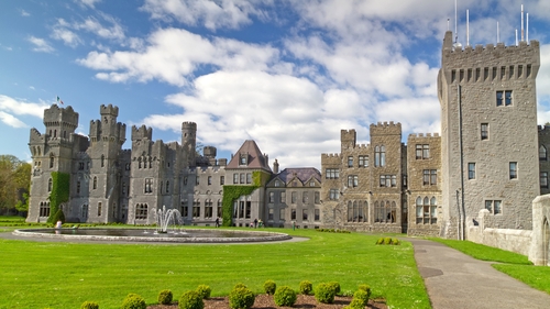 Ashford castle was one of three Irish hotels ranked among the 15 best resort hotels in Europe