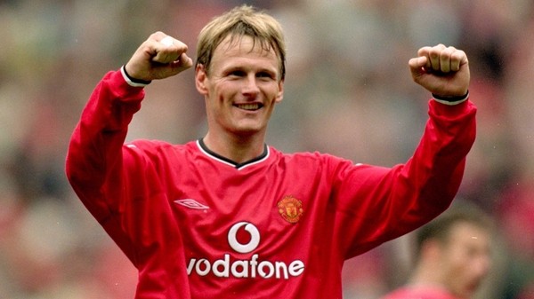 Teddy Sheringham in his Manchester United days