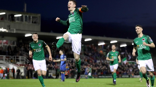 Cork beat Bray 2-1 at Turner's Cross in April