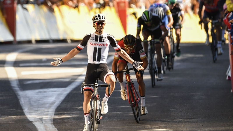 Michael Matthews was unstoppable on the final ramp to the finish line