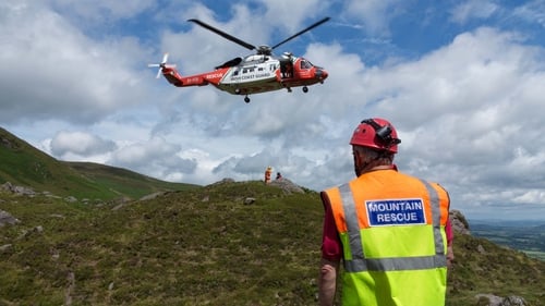 A coast guard helicopter airlifted the man to hospital in Waterford (file pic)