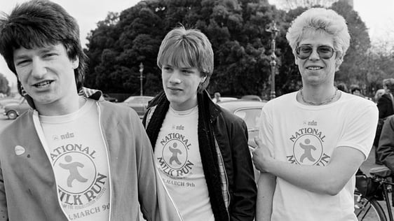 U2 at the National Milk Run (1980) © RTÉ 2078/048