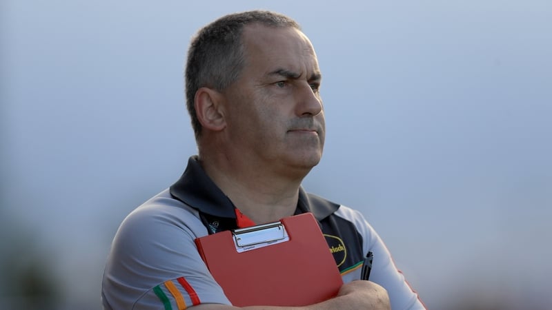 Carlow manager Turlough O'Brien on the sideline during Carlow's l