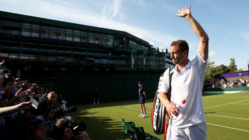 Conor Niland played in the main draw at Wimbledon in 2011
