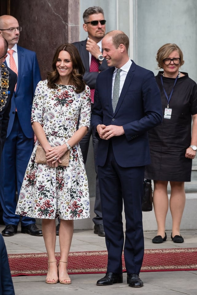 Kate Middleton was spotted wearing a beautiful Erdem two-piece in Poland.