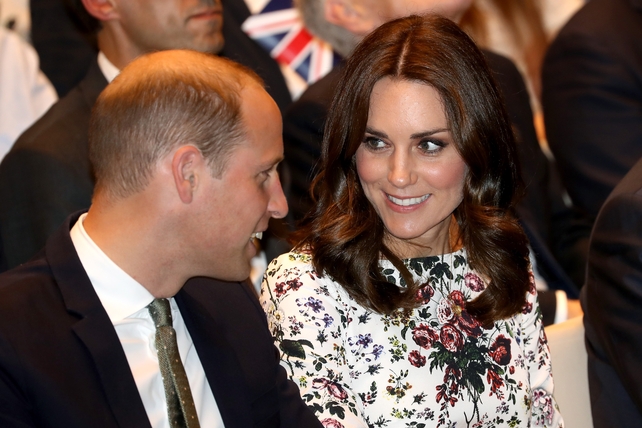 <p>Kate and William attend a reception inside the Gdansk Shakespeare Theatre </p>
