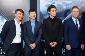 Cillian Murphy, Barry Keoghan, Harry Styles and Kenneth Branagh looked nicely coordinated on the red carpet.