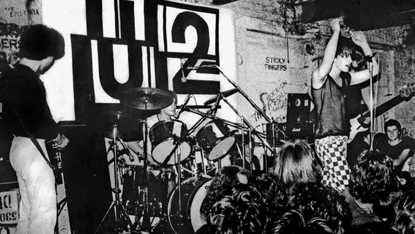 U2 at the Dandelion Market in 1979