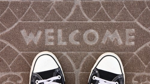 Some people insist that visitors remove their shoes before entering their home.