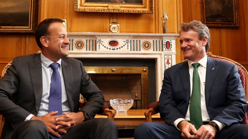 Taoiseach Leo Varadkar and Bank of America CEO Brian Moynihan