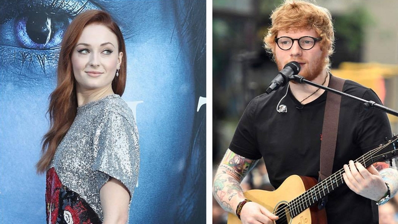 Sophie Turner - "I told her by accident! I was like, 'Oh, when's Ed Sheeran coming on the show?'"