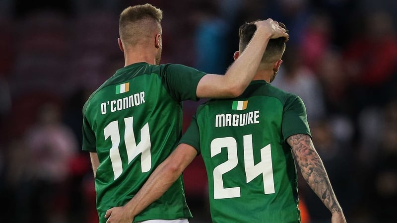 Kevin O'Connor (L) and Sean maguire are off to Preston North End