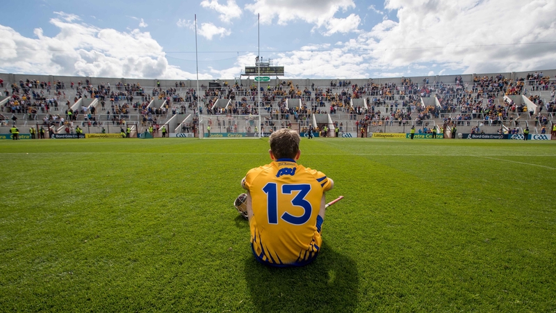 A dejected Shane O'Donnell following the quarter-final defeat to Tipperary