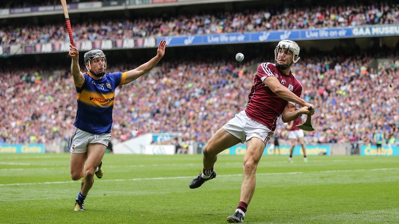 Action from last year's All-Ireland semi-final between Galway and Tipperary